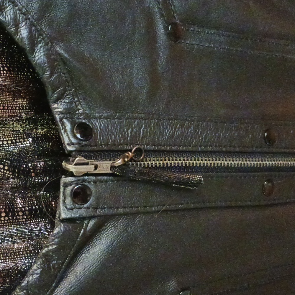 Chico's Reversible Leather Jacket - image 3